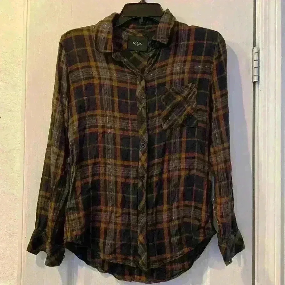 Rails Hunter Metallic Flannel - image 3